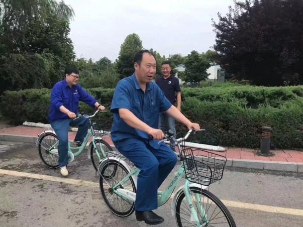 通勤单车进Ag环亚集团产业园区啦