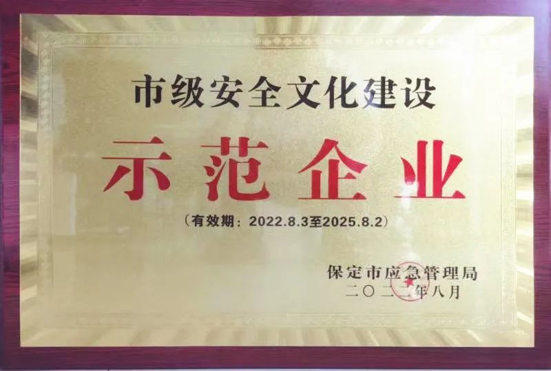 Ag环亚集团塑胶科技分公司获评市级安全文化建设示范企业